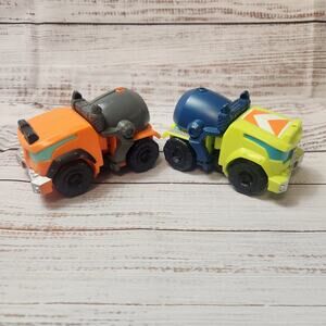 Playskool Heroes Rescue Bot Salvage Wedge Cement Truck Transformer Preschool LOT